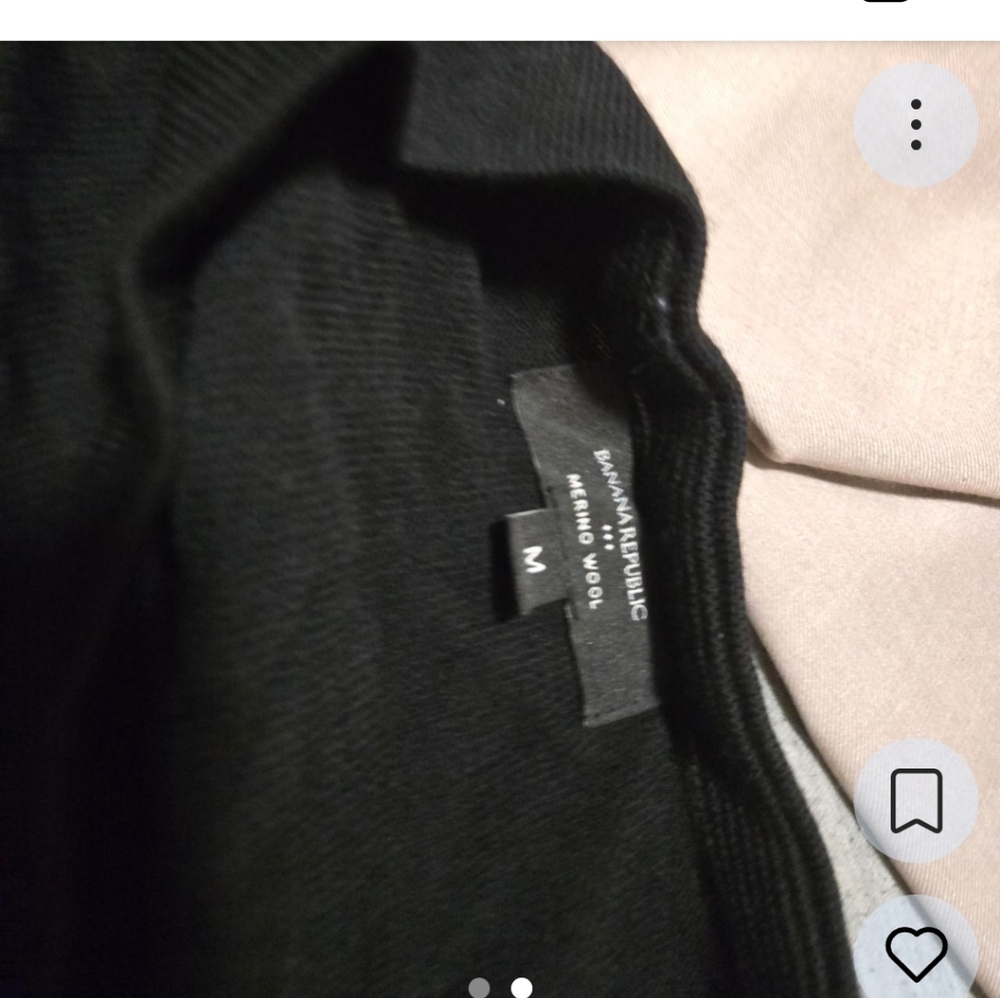 Banana Republic Black Long Sleeve Shirt